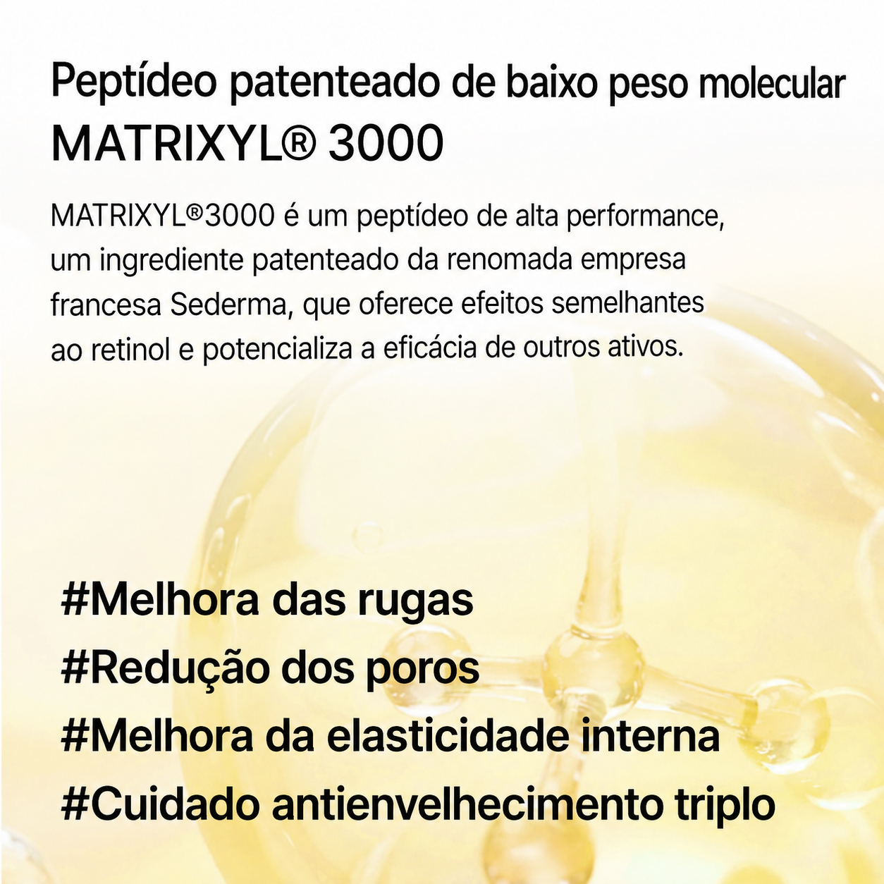 Material sobre Matrixyl 3000 presente no Celimax Retinal Shot